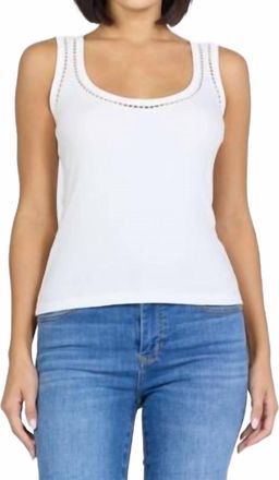 Dear John Denim Sloane Tank In White