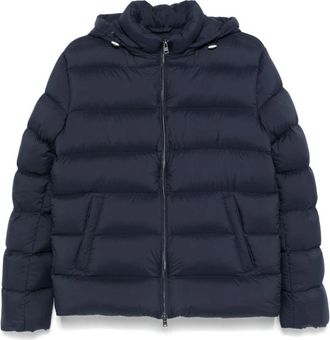 Herno Blauwe Gewatteerde Jas voor Mannen - Heren - Winterjassen - Blauw - S - Jassen