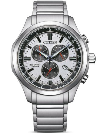 Citizen Mens Silver Watch AT2530-85A Titanium - One Size