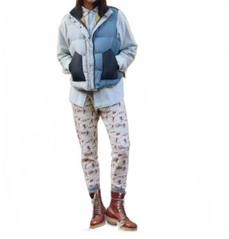 The Great. Polar Vest In Navy Colorblock