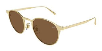 Dunhill DU0129S 003 Mens Sunglasses Gold Size 50