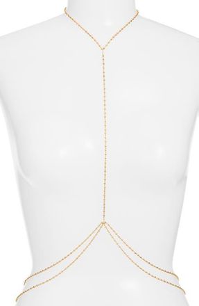 Vidakush Double Satellite Body Chain in Gold at Nordstrom, Size 34