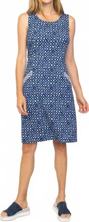 Habitat Travel Dot Dress In Navy