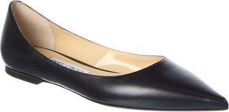Jimmy Choo London Love Leather Flat