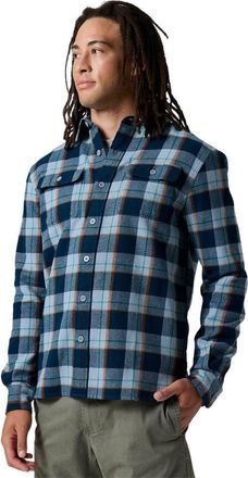 Backcountry Venture Midweight Flannel Shirt - Mens in Midnight Blue Drifter Plaid at Nordstrom, Size Xx-Large
