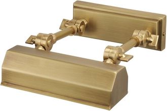 Netlighting Chawton 1 Light Small Picture Wall Light Brass E14