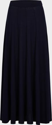 TWP Merino Wool A-Line Maxi Skirt
