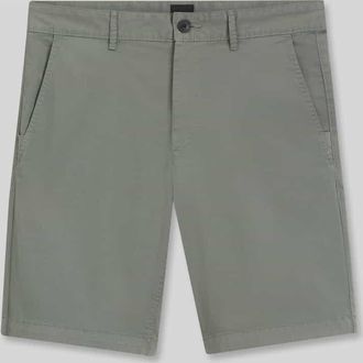 Boss Orange by Hugo Boss BOSS Orange Slim Fit Chinoshorts aus Baumwoll-mix Modell CHINO-SLIM-SHORTS in Schilf, Gr&ouml;&szlig;e 30