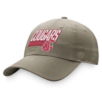 Top of the World Mens Top of the World Khaki Washington State Cougars Slice Adjustable Hat at Nordstrom