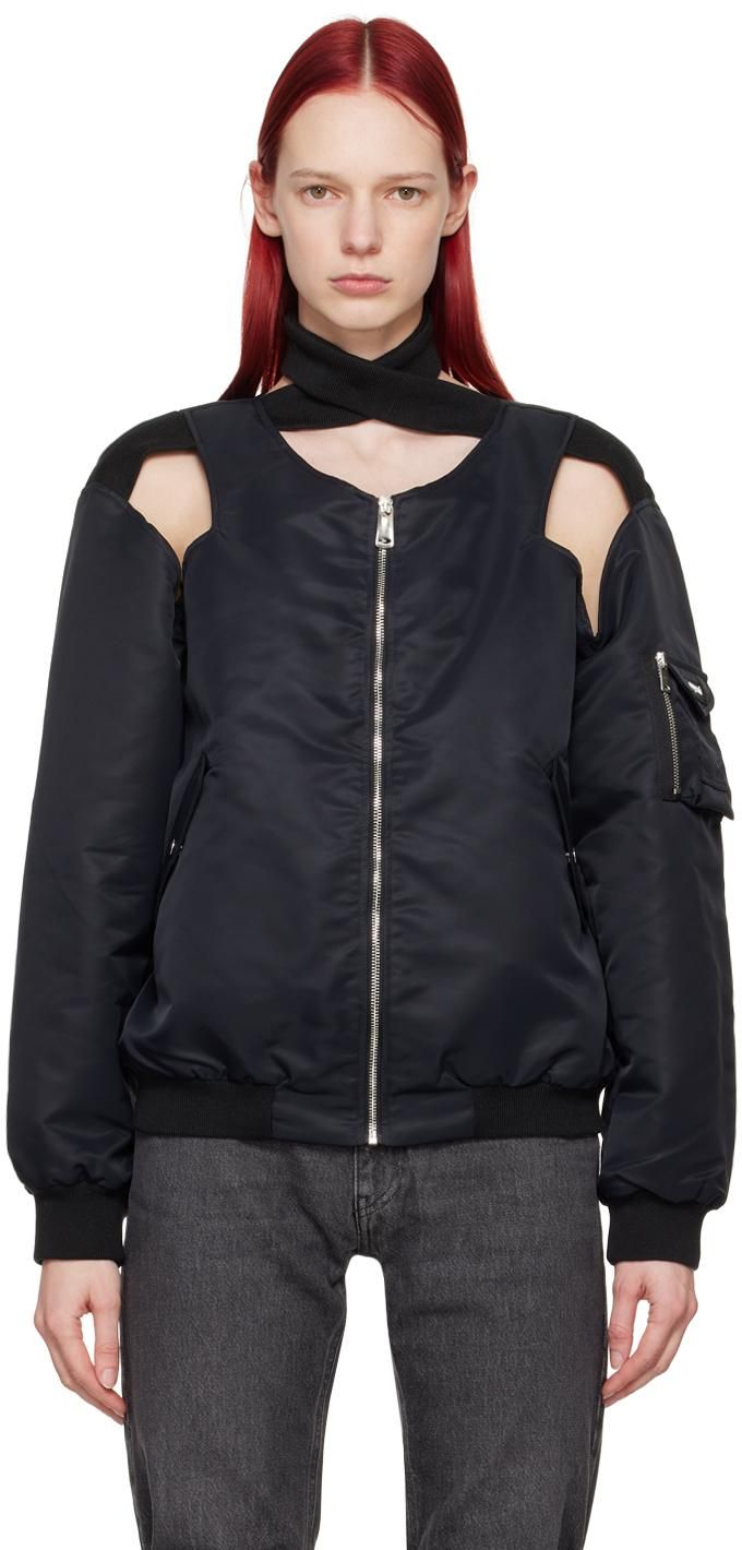 アウターその他 Coperni JACKET (COPV58BISF3004) Coperni Horn Zipped Blouson Jacket – Cycle Platform