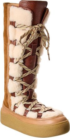 Free People Wilder Mukluk Suede & Shearling Boot