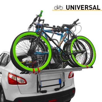 OEM Portabicicletas Universal Para Port&oacute;n Trasero De Coche Steel Bike 3