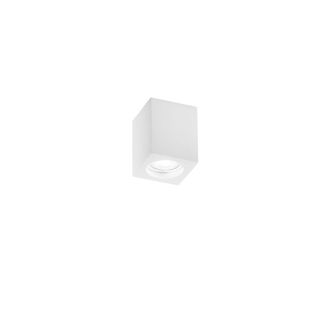 Luce-Ambiente-Design Square Space Ceiling Light in Paintable White Plaster