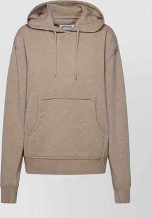 Maison Margiela cashmere blend sweater with hood and pocket