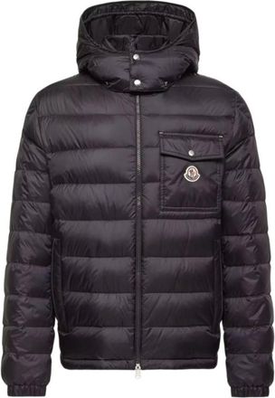 Moncler Dark Blue Quilted Hood Jacket