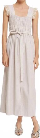 Roseanna Theodora Maxi Dress In Beige