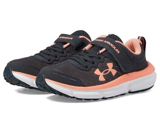 Under Armour Assert 10 Alternate Closure (Little Kid) Boys Shoes Anthracite/White/Flare Orange : 11 Little Kid M, Synthetic