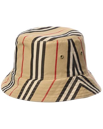 Burberry Reversible Icon Stripe Bucket Hat