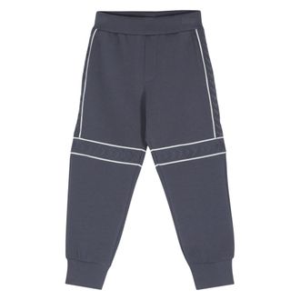 Emporio Armani Logo Joggers - male - Emporio Armani - Sweatpants - Blue - 12 Y - Kids