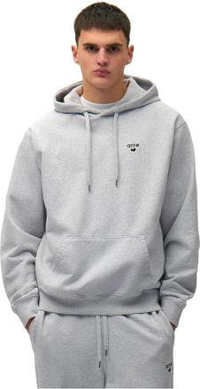Arte Sweatshirt met Kapuze - Heren - Hoodies - Grijs - M - Hoodies & sweatvesten