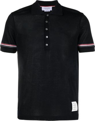 Thom Browne Polo With Rwb Band