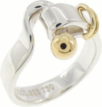 Tiffany & Co. Yellow Gold (18K) Silver 925 Band Ring (Pre-Owned)