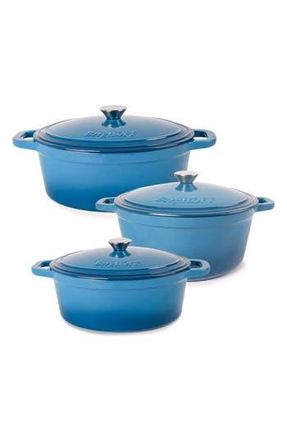 Berghoff Neo 6-Piece Cast Iron Dutch Oven Cookware Set in Blue at Nordstrom Rack