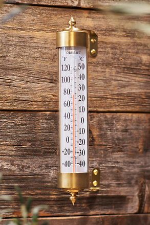Terrain Brass Garden Thermometer