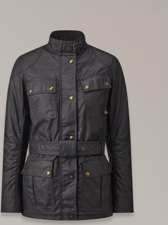 Belstaff Belstaff Giacca Da Moto Trialmaster donna Cotone cerato NERO 36