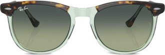Ray-Ban Eagle Eye round-frame sunglasses - unisex - Acetate - 56 - Brown