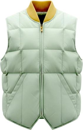 CHESAPEAKE'S Down Vest Seattle Salvia - Heren - Bodywarmers - Groen - L - Polyester - Jassen