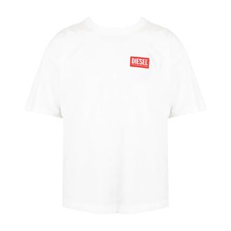 Diesel Camiseta T-Nlabel L1 - Tops - Hombre - Blanco - L