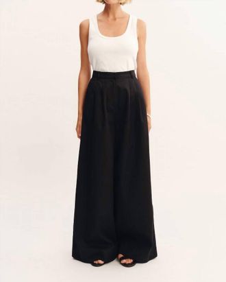 Poss&eacute; Wesley Trouser Pants In Black