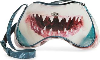 Diesel Play Faux Leather Crossbody Bag in Blue at Nordstrom