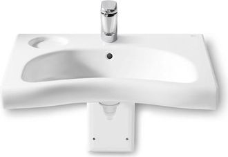 Roca Roca - Lavabo De Porcelana Mural Para Discapacitados Meridian