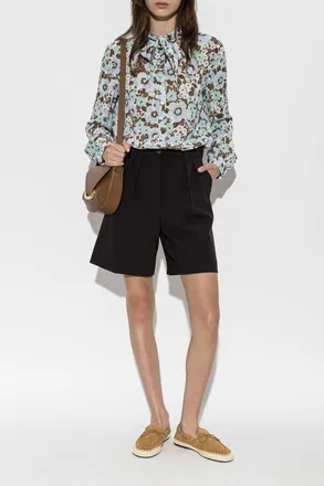 Tory Burch Shirt With Floral Motif, Womens, Multicolour