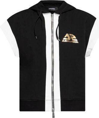 Dsquared2 Gilet con logo - 900 BLACK