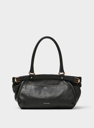 Vanessa Bruno Womens Lune pebbled leather tote bag