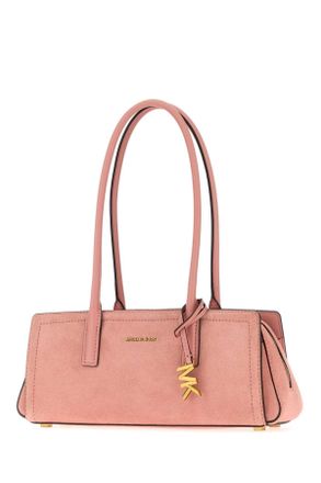 Michael Kors Womens Pink Suede Shoulder Bag Primrose Borse A Mano