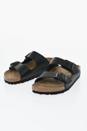 Birkenstock Leather Slides ARIZONA with Double Buckle size 35
