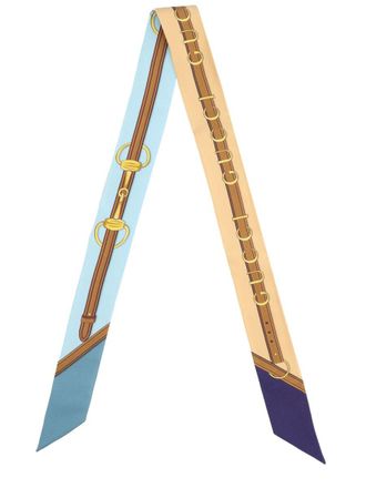 Gucci Printed Silk Twill Ribbon-Donna