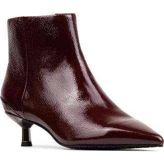 Donald J Pliner Kitten Heel Pointed Toe Bootie in Bordeaux at Nordstrom Rack, Size 10