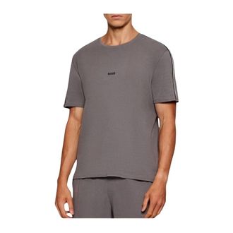 HUGO BOSS Camiseta Cuello Redondo - Tops - Hombre - Gris - S