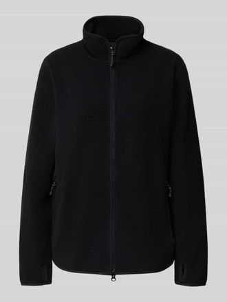 Peak Performance Fleecejacke mit Stehkragen in Black, Gr&ouml;&szlig;e L