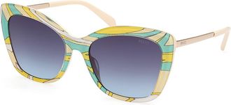 Pucci Emilio Pucci EP0190 95B Womens Sunglasses Green Size 58