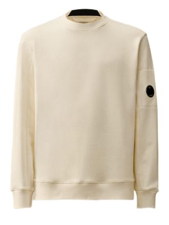 C.P. Company Diagonal Raised Fleece Crewneck Sweatshirt With Iconic Lens Detail