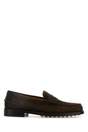 Tod's Brown Suede Loafers