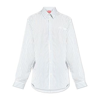 Diesel Formal Shirts, male, White, Size: 2XL S-Simply-Agcl Shirt