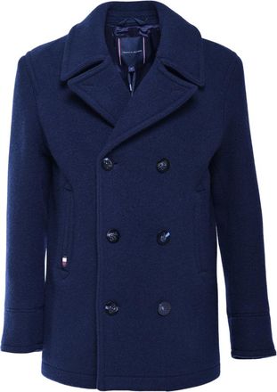 Tommy Hilfiger Tailored Peacoat With Nautical Details