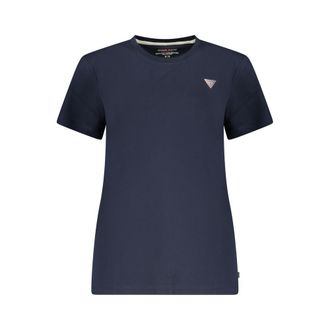 Guess Blauwe Katoenen Dames T-Shirt